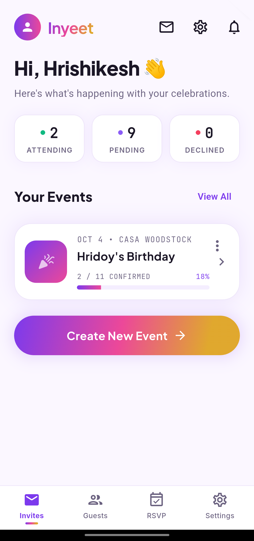 Home — all your celebrations